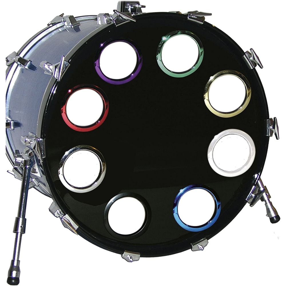 BASS DRUM HOL'Z 2" SİYAH  MİKROFON HALKASI