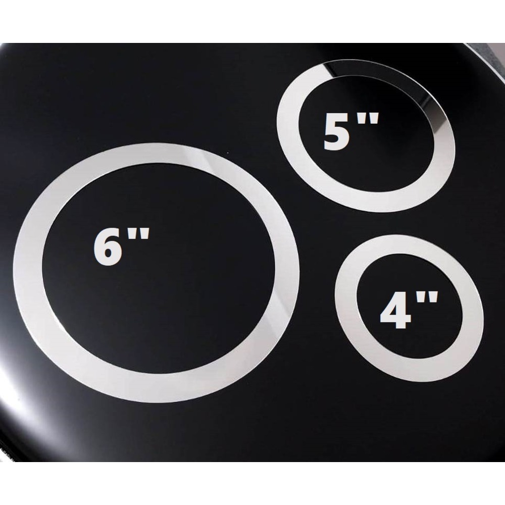 HD / RING TİP  4" MİKROFON HALKASI-KROM