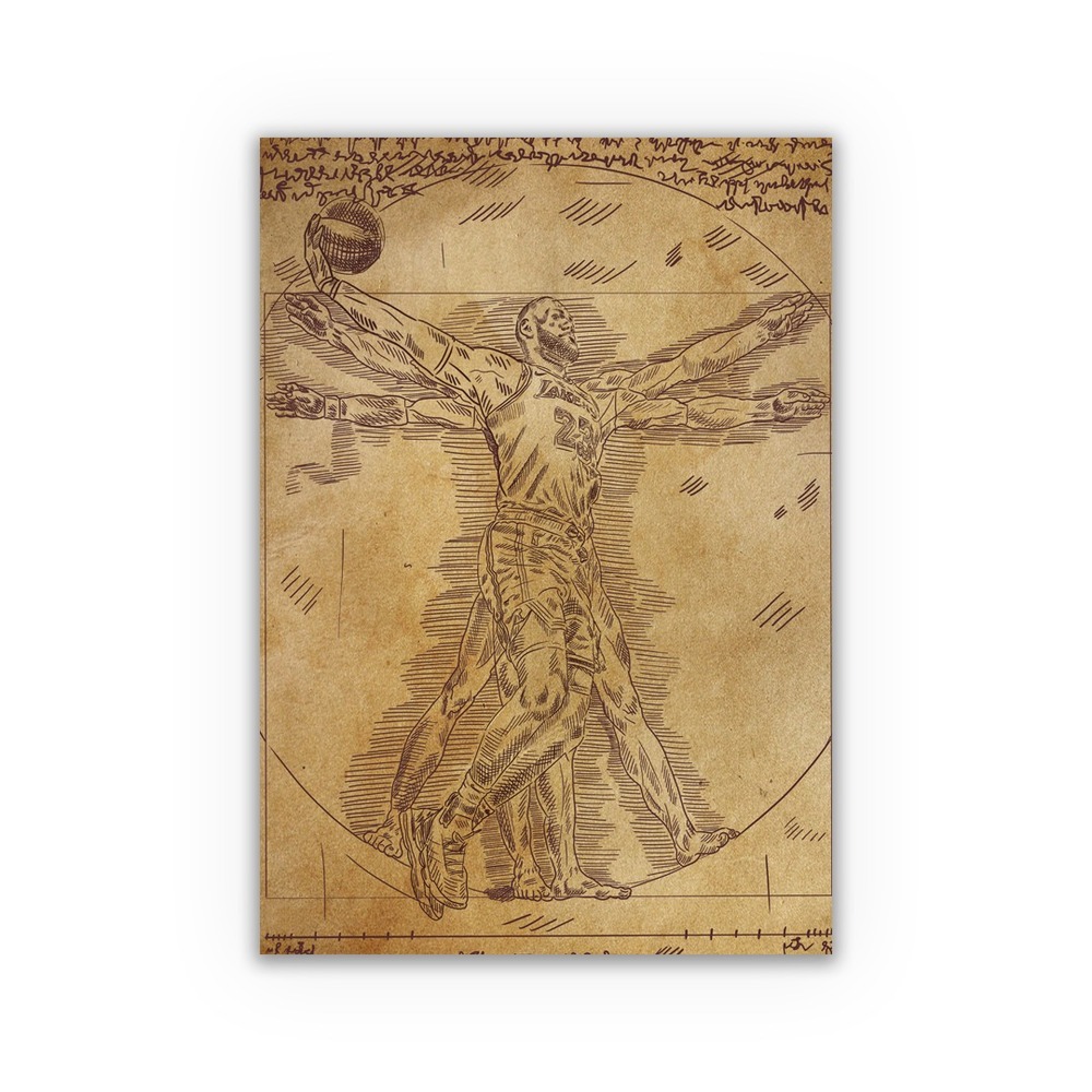 LeBron Da Vinci - 35x50cm