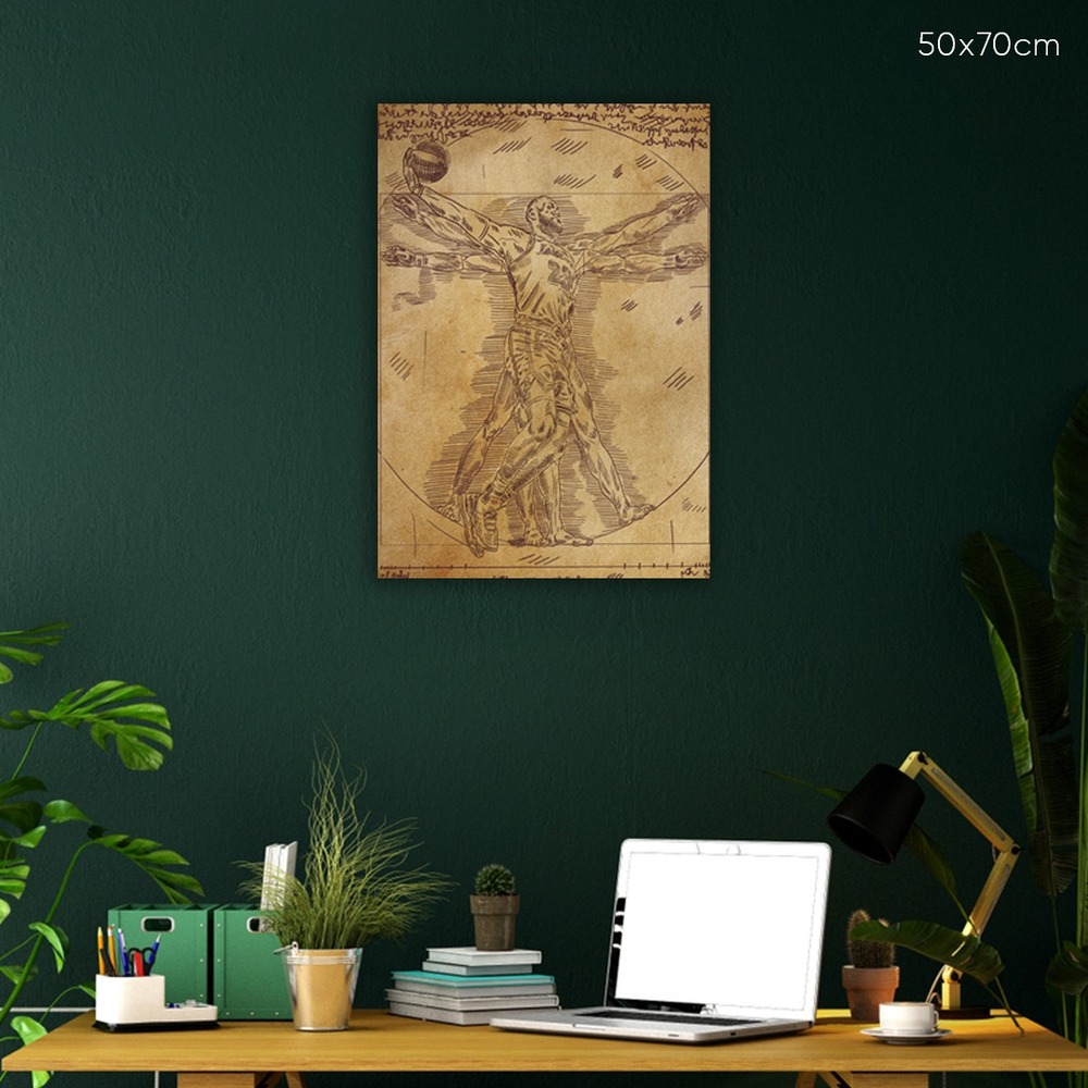 LeBron Da Vinci - 35x50cm