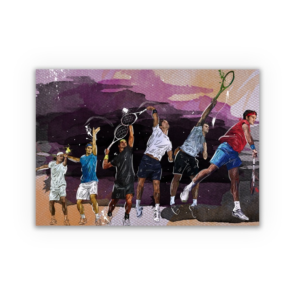 Roger Federer - 35x50cm