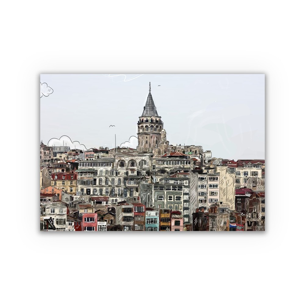 Galata Kulesi - 35x50cm
