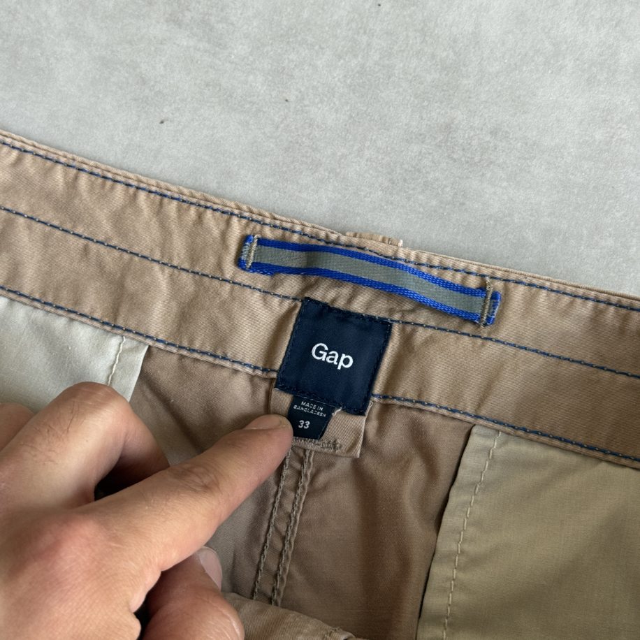 (W33) GAP Orijinal Vintage Bej Kargo Şort