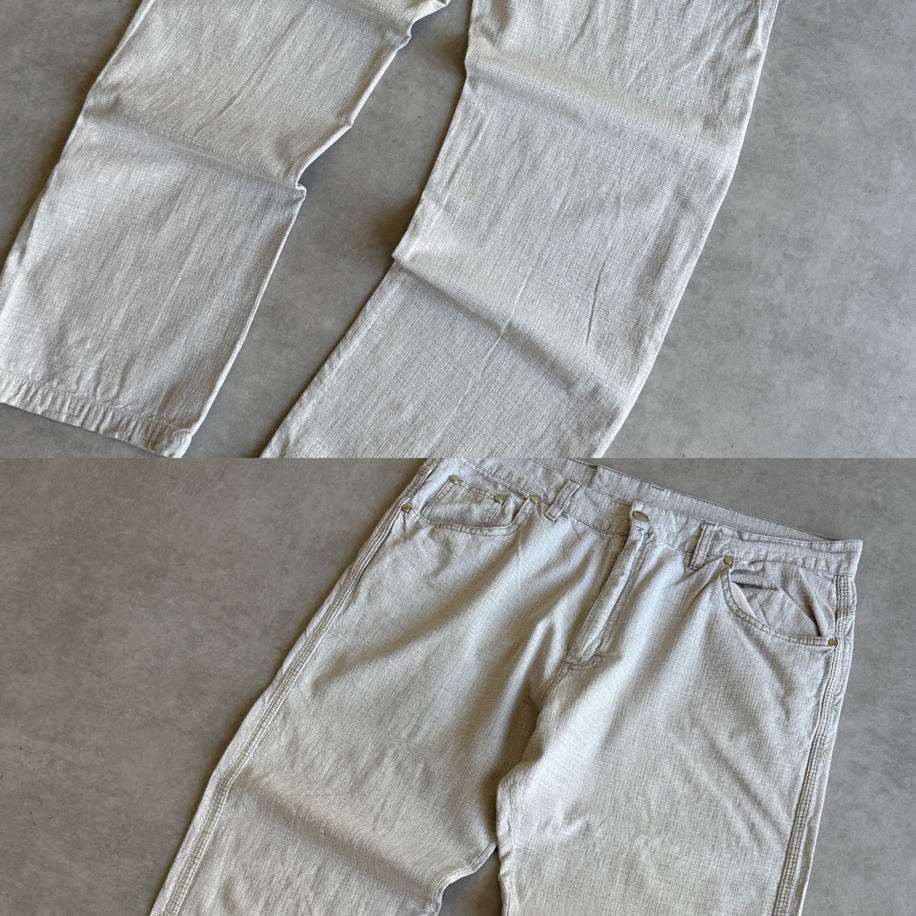 (W34) Emoş Collection Vintage Bej Pantolon 