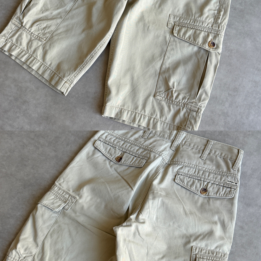 (W29) Wrangler Vintage Kargo Bej Şort