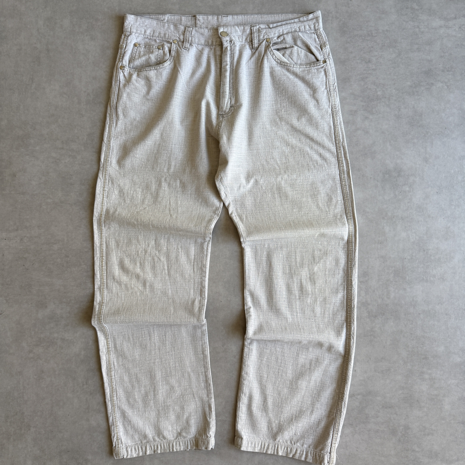 (W34) Emoş Collection Vintage Bej Pantolon 