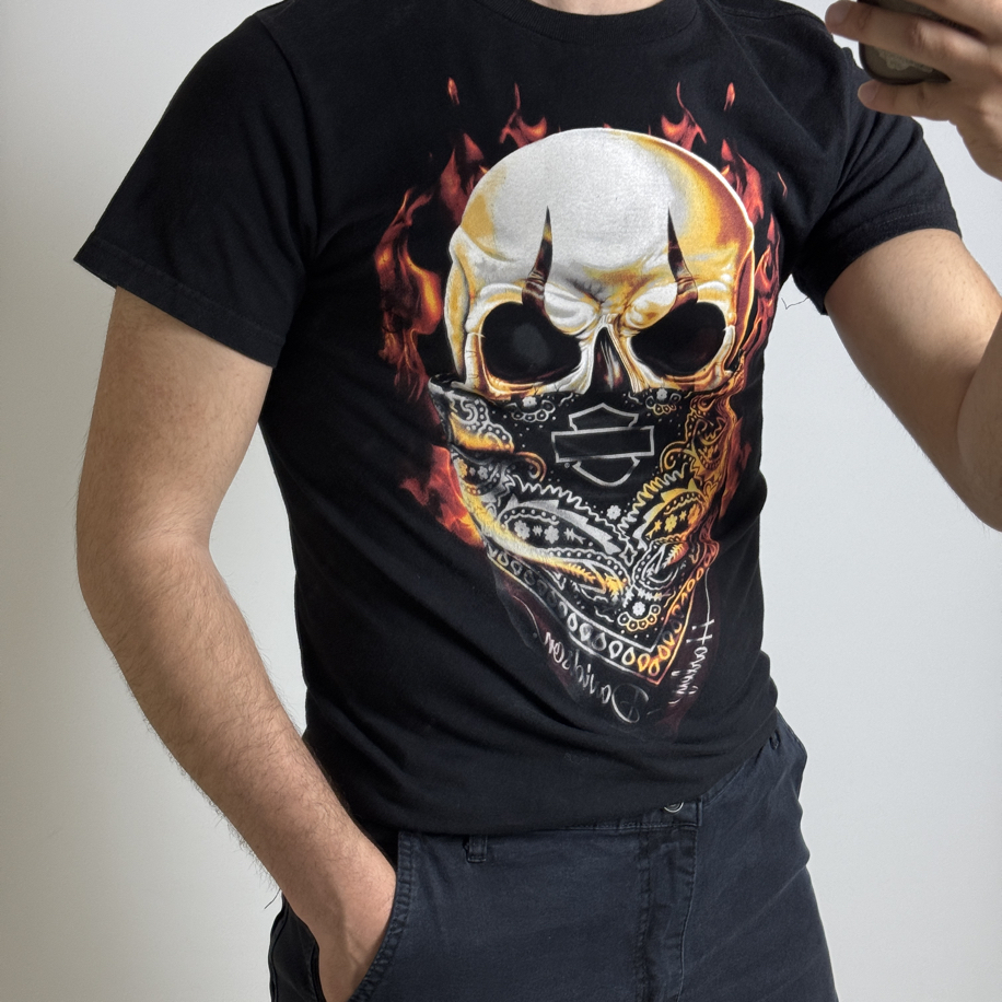 (S) Orijinal Harley Davidson Vintage Tshirt