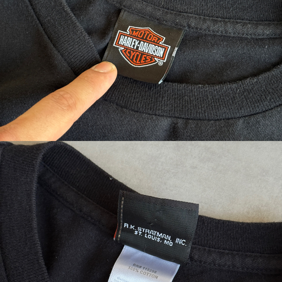 (S) Orijinal Harley Davidson Vintage Tshirt