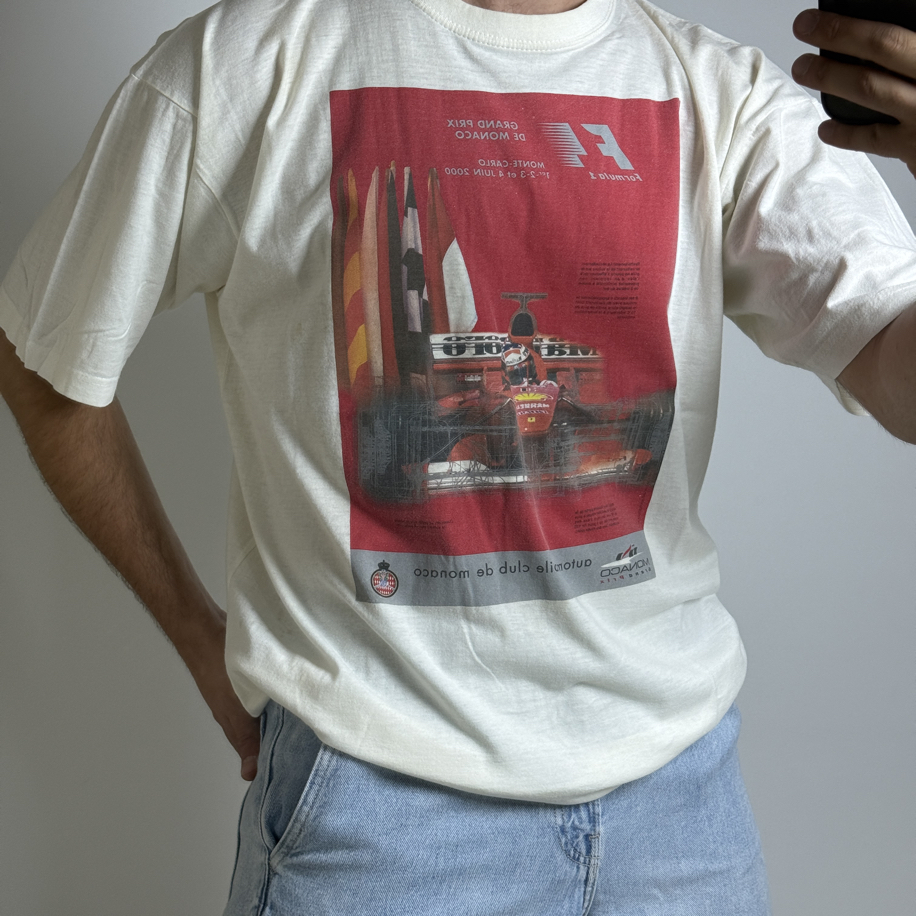(L/XL) Grand Prix De Monaco 00’s Vintage Tshirt