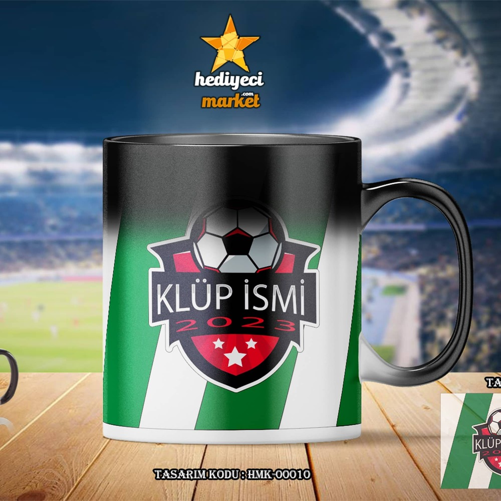 Taraftarlara Özel Tasarlanabilir Sihirli Kupa Bardak - HMK-00010 - HM-01-00058-01