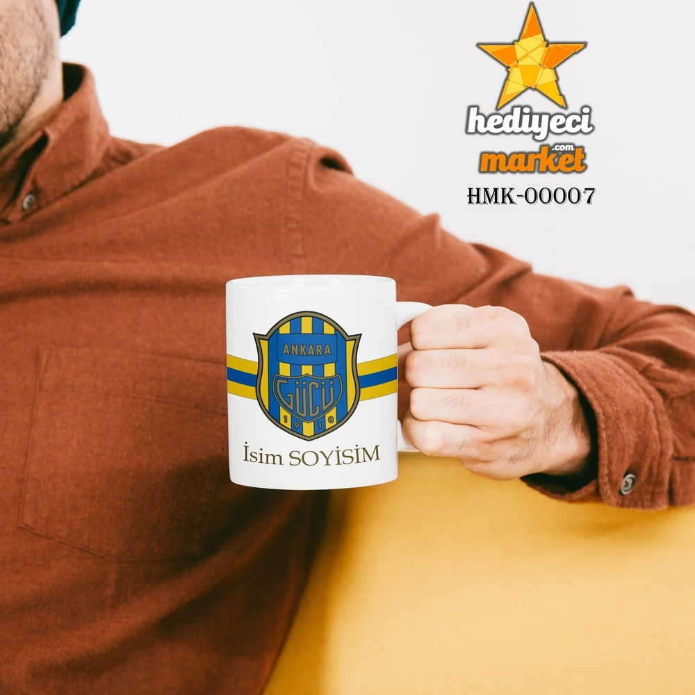 Taraftarlara Özel Tasarlanabilir Beyaz Kupa Bardak - HMK-00007 - HM-01-00050-01