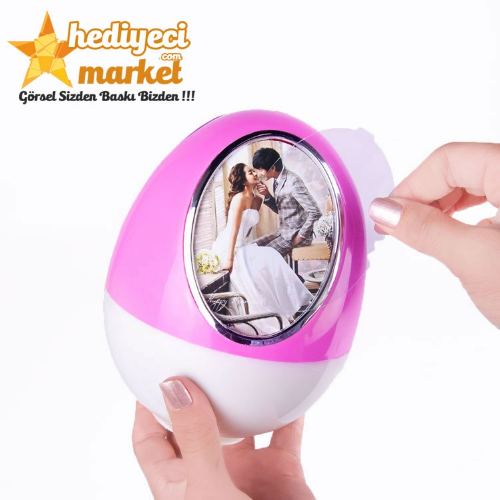 Fotoğraflı Dönen Yumurtalı - Kurmalı Müzik Kutusu || HM-05-00220-01
