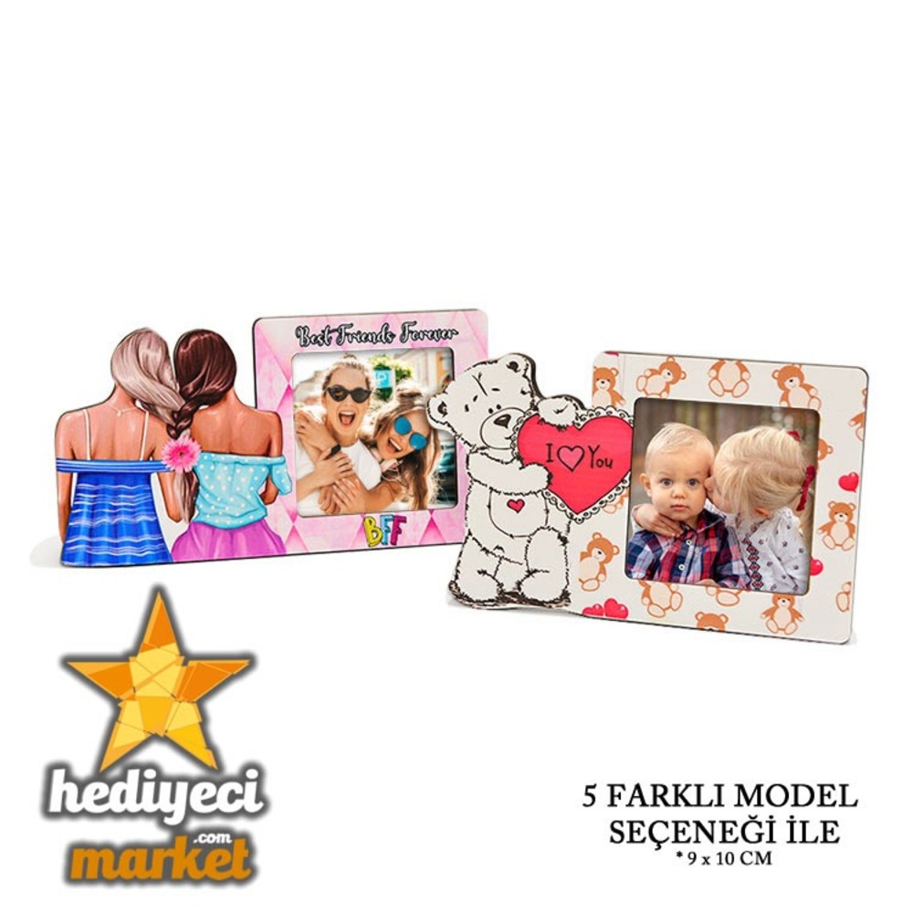 Ahşap Pola Fotoğraf Çerçevesi - 5 Farklı Model Seçeneğiyle || HM-04-00051