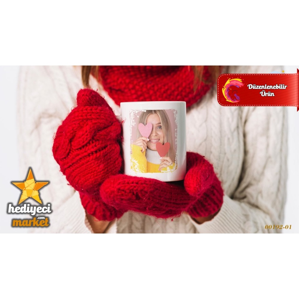 Kişiye Özel Beyaz Kupa Bardak - 00192-01 || HM-01-00002-01
