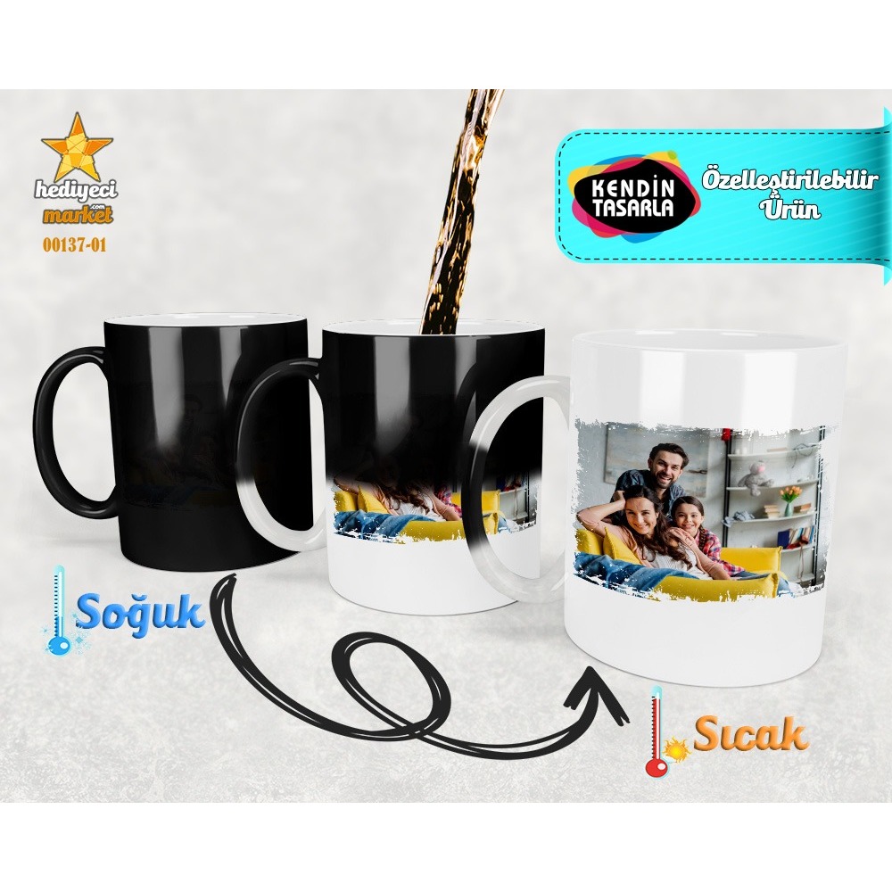 Kişiye Özel Sihirli Kupa Bardak - 00137-01 - HM-01-00018-01