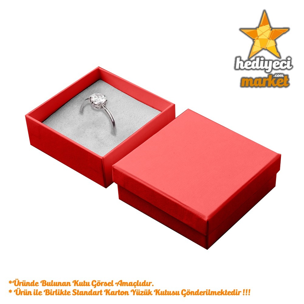 316 L 2MM Gold Zirkon Taşlı Çift Baget Çelik Yüzük - HMÇY-0007 || HM-03-00094-07