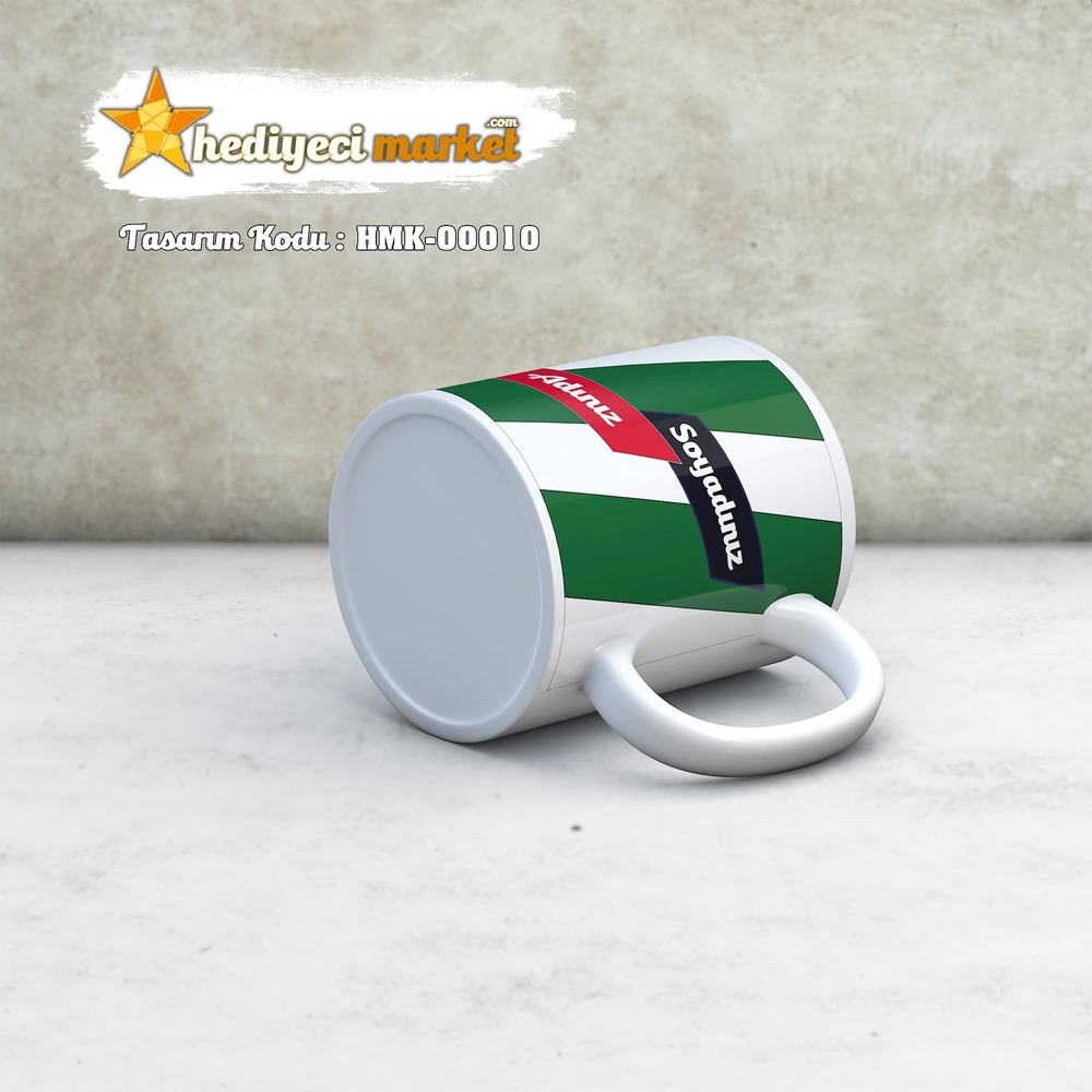 Taraftarlara Özel Tasarlanabilir Beyaz Kupa Bardak - HMK-00010 - HM-01-00056-01