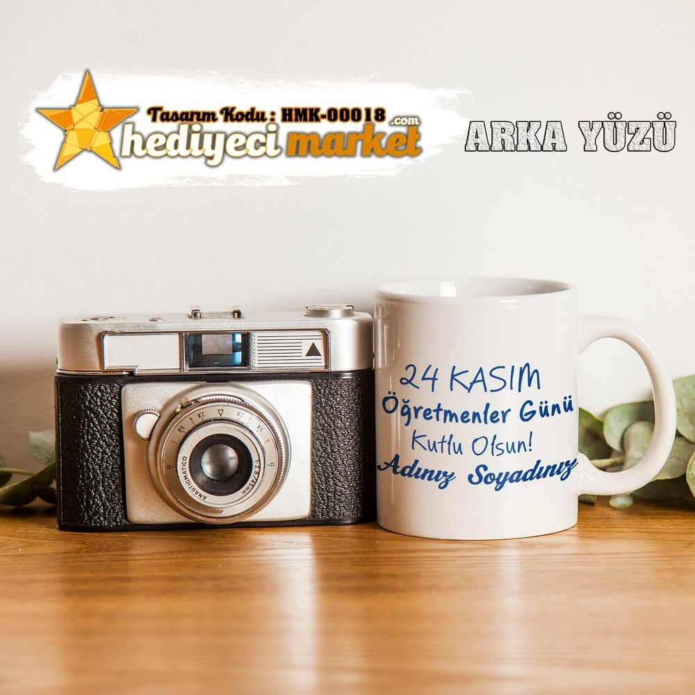 Öğretmenlere Özel Beyaz Kupa Bardak - HMK-00018 - HM-01-00068-01