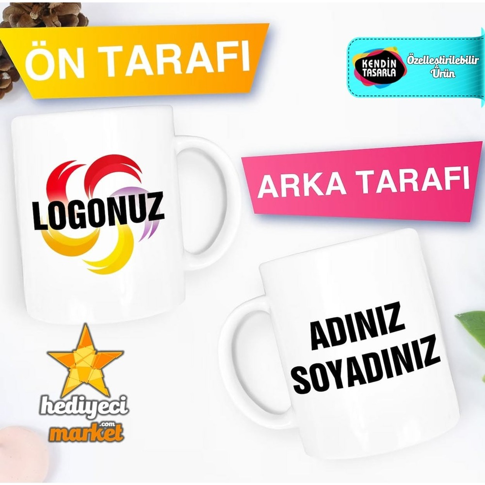 Kurumlara Özel Beyaz Kupa Bardak - HM-01-00008-01