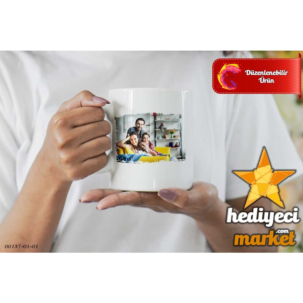 Kişiye Özel Beyaz Kupa Bardak - 00137-01 - HM-01-00019-01