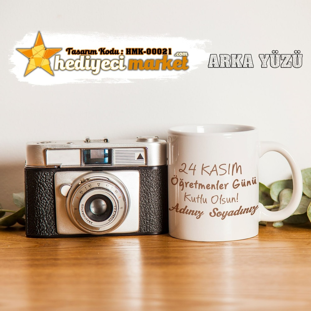 Öğretmenlere Özel Beyaz Kupa Bardak - HMK-00021 - HM-01-00071-01