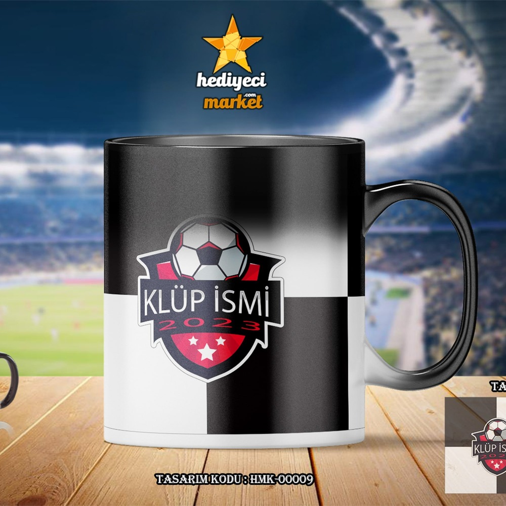 Taraftarlara Özel Tasarlanabilir Sihirli Kupa Bardak - HMK-00009 - HM-01-00056-01