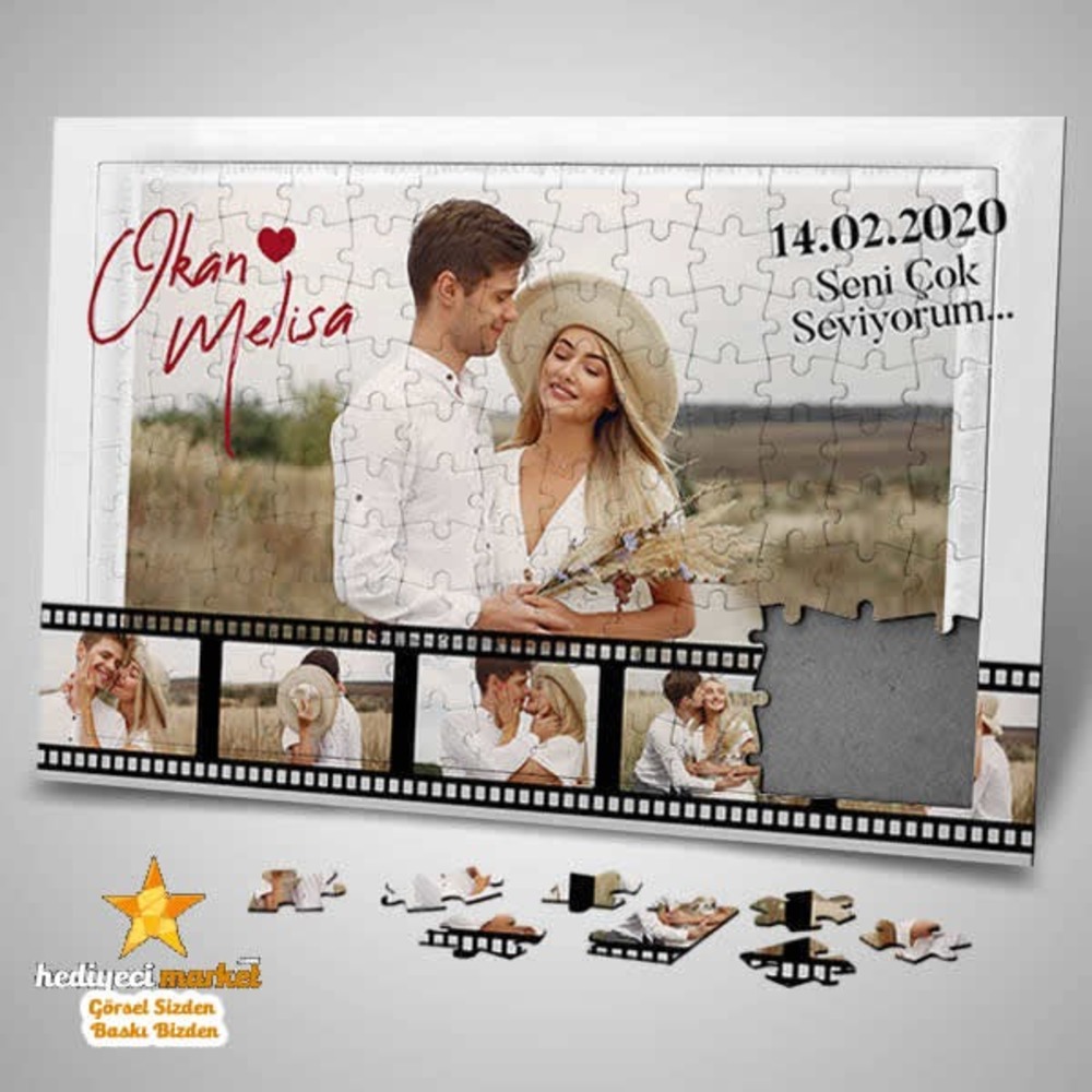 Kişiye Özel Tasarlanabilir 130 Parça A3 Puzzle - HM-04-00057-01