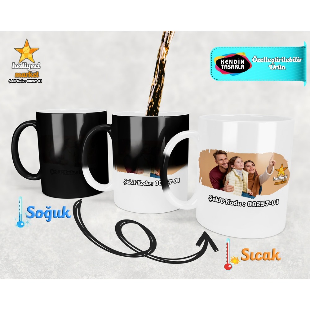 Kişiye Özel Sihirli Kupa Bardak - 00257-01 - HM-01-00037-01