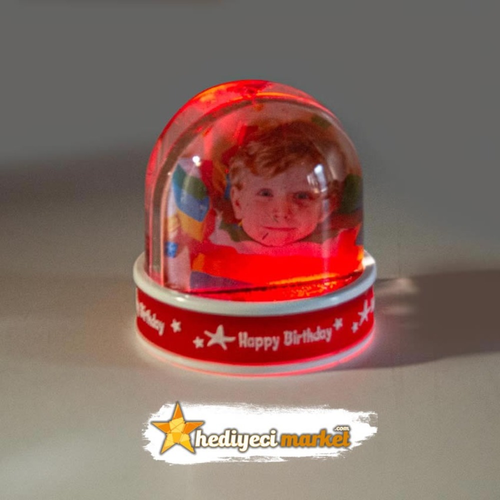 Müzikli Nice Mutlu Yıllara Fotoğraflı Kar Küresi || HM-05-00169-05