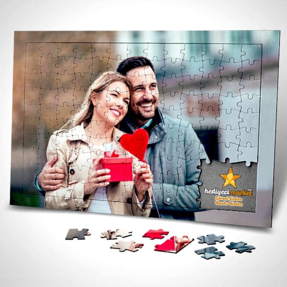 Kişiye Özel Tasarlanabilir 42 Parça A4 Puzzle - HM-04-00054-01
