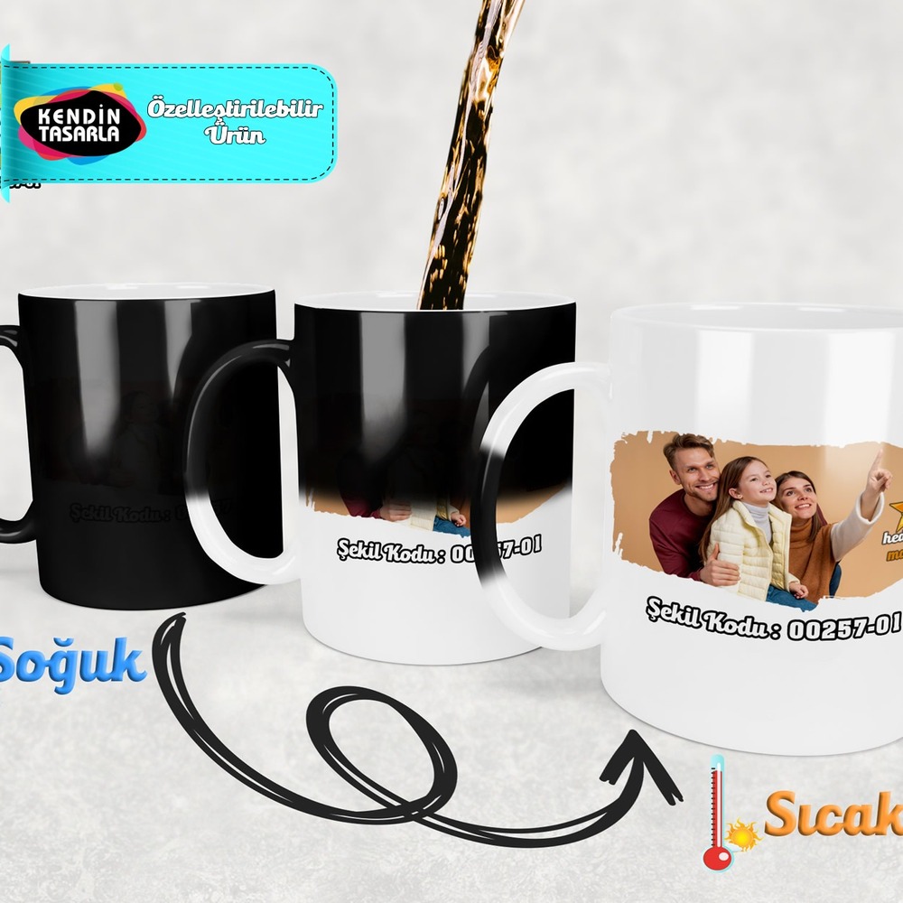 Kişiye Özel Sihirli Kupa Bardak - 00257-01 - HM-01-00037-01