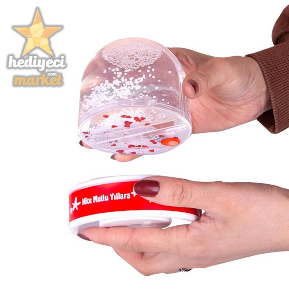 Standart Nice Mutlu Yıllara Fotoğraflı Kar Küresi || HM-05-00169-02