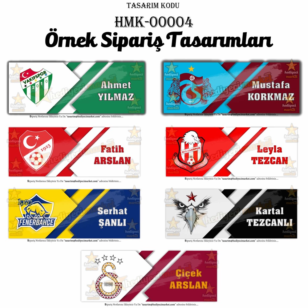Taraftarlara Özel Tasarlanabilir Beyaz Kupa Bardak - HMK-00004 - HM-01-00044-01