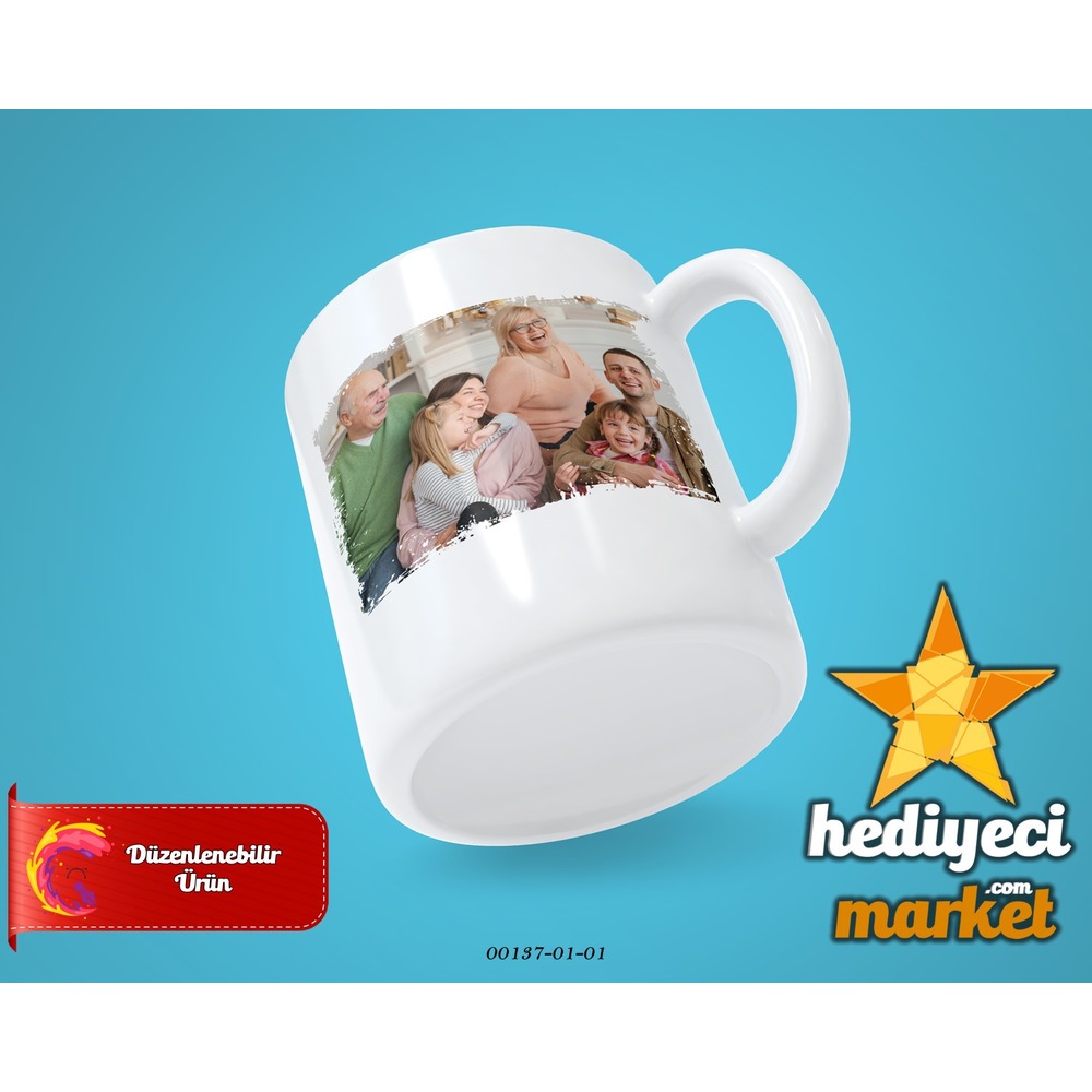 Kişiye Özel Beyaz Kupa Bardak - 00137-01 - HM-01-00019-01