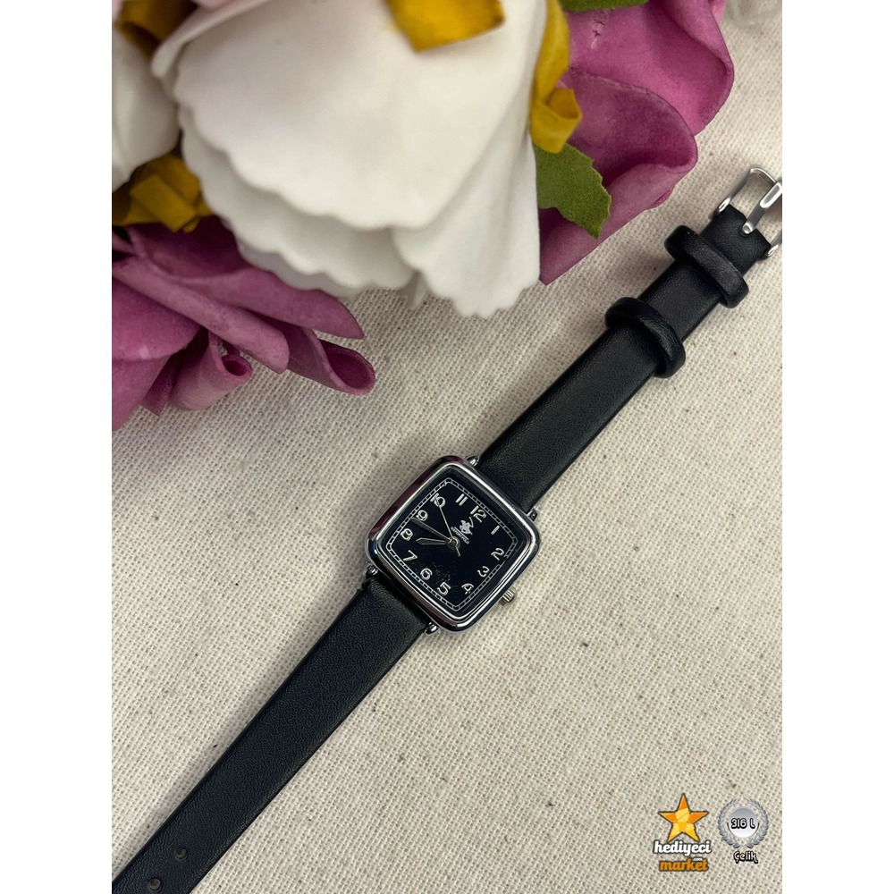 G Sport Polo Çelik Gümüş Kasa İçi ve Kordonu Siyah Kol Saati - HMKS-0003 || HM-03-00087-0
