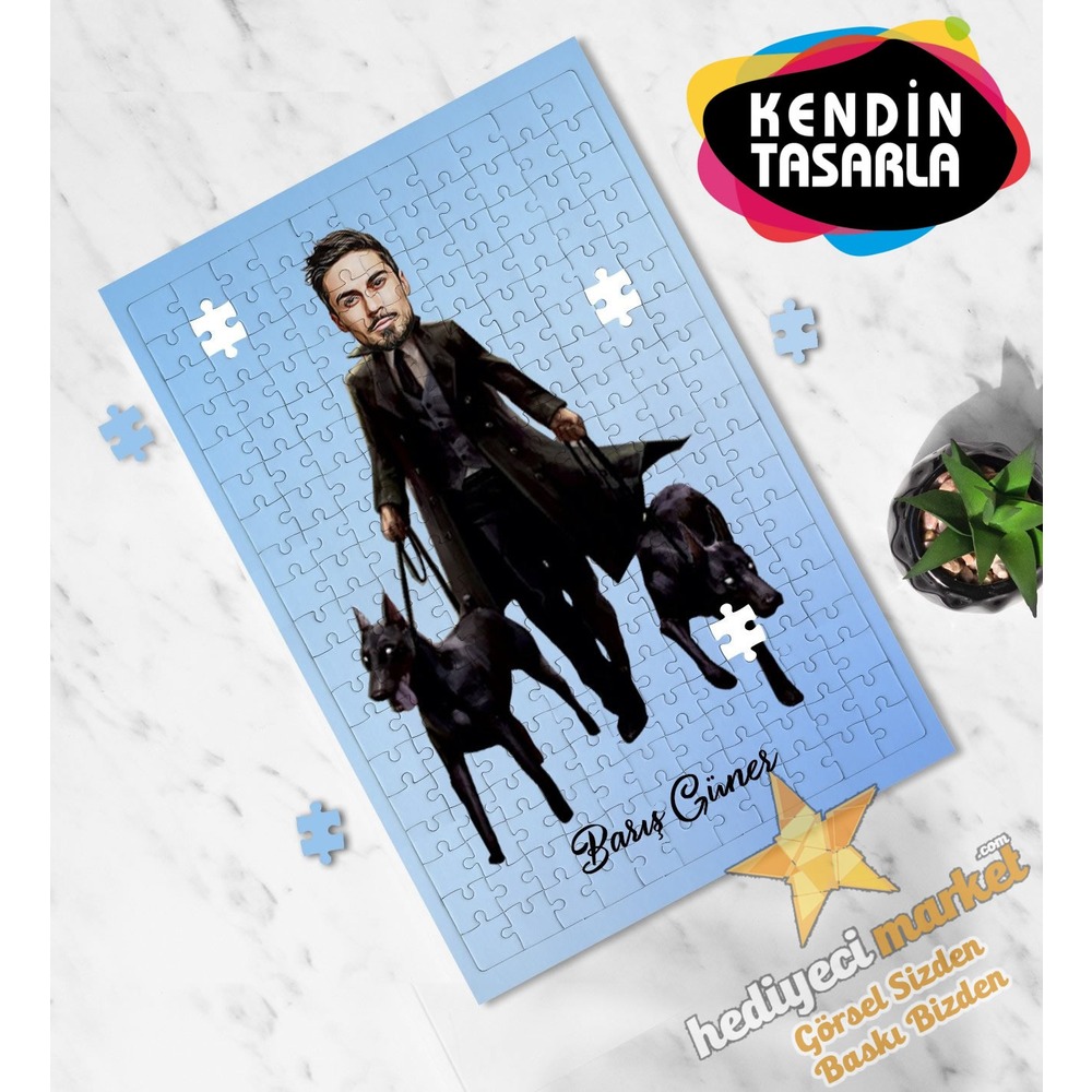Kişiye Özel Tasarlanabilir 130 Parça A3 Puzzle - HM-04-00057-01