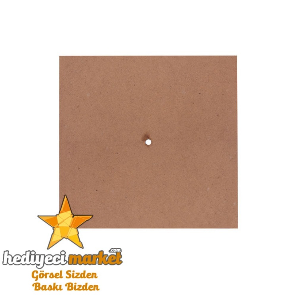 Kişiye ve Kurumlara Özel 20 cm x 20 cm ADF Kare Duvar Saati || HM-03-00127-01