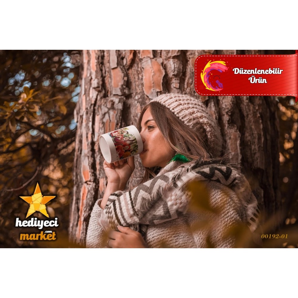 Kişiye Özel Beyaz Kupa Bardak - 00192-01 || HM-01-00002-01