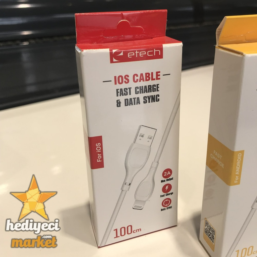 ETECH ETC-PK 2.0 mAh Lightning Data & Şarj Kablosu - HM-06-00016-03