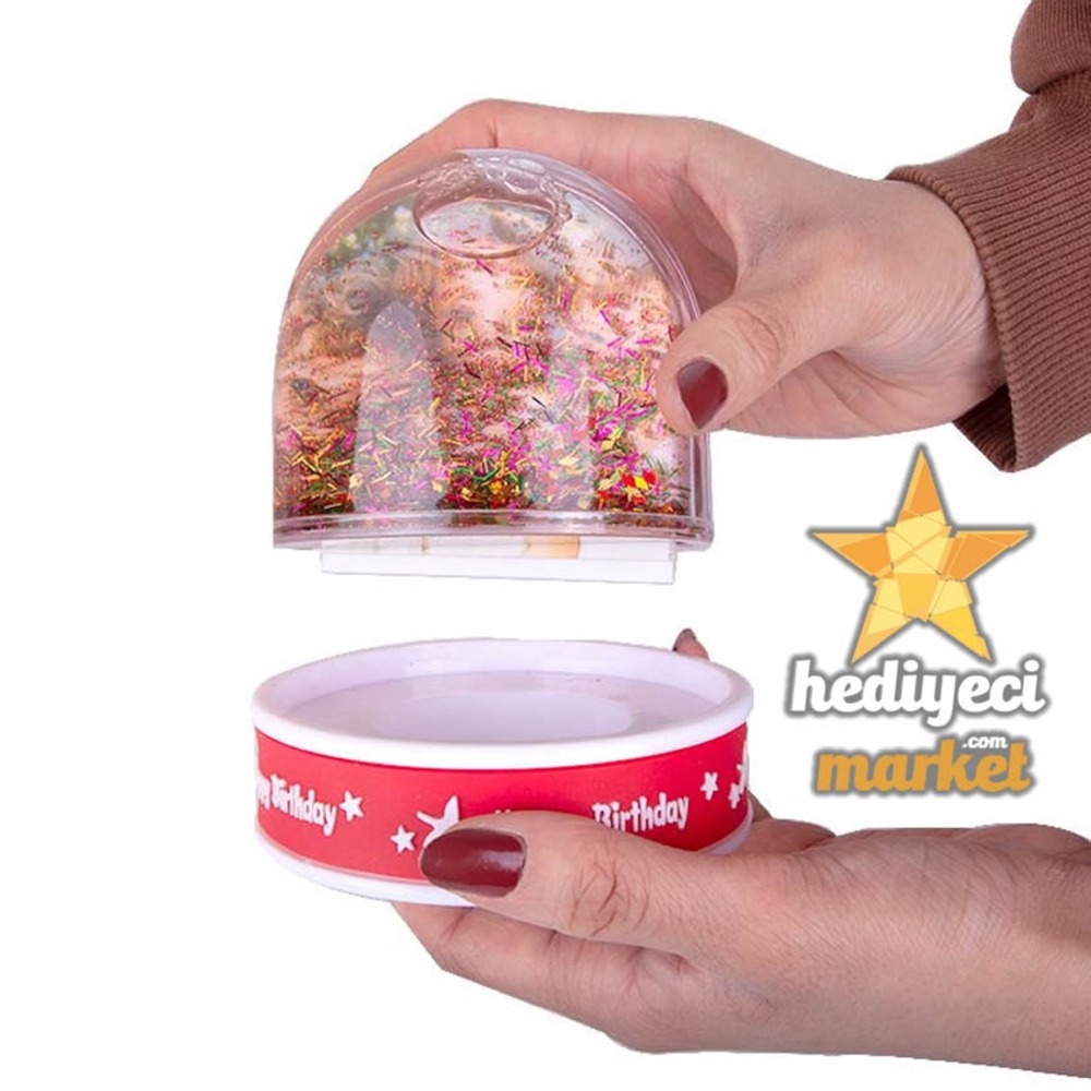 Standart Doğum Günü Fotoğraflı Kar Küresi || HM-05-00169-03