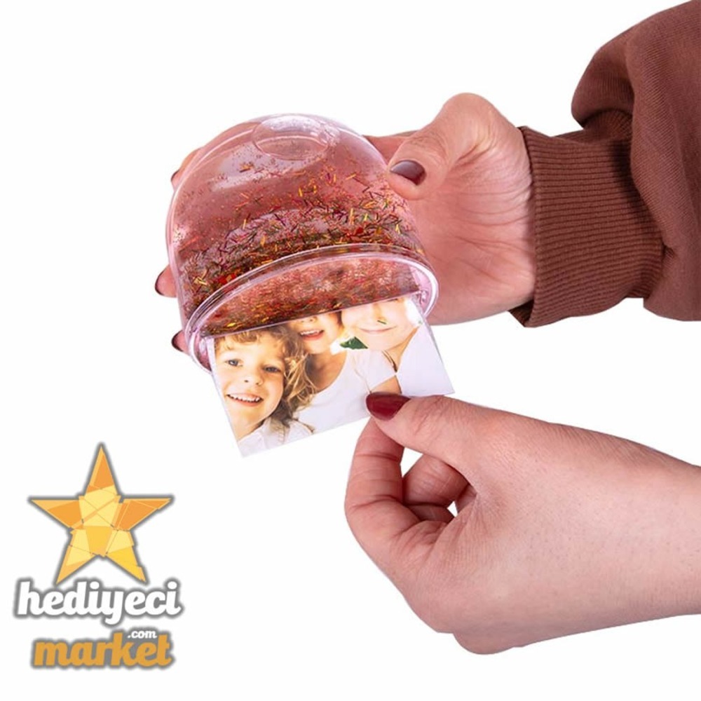 Standart Doğum Günü Fotoğraflı Kar Küresi || HM-05-00169-03