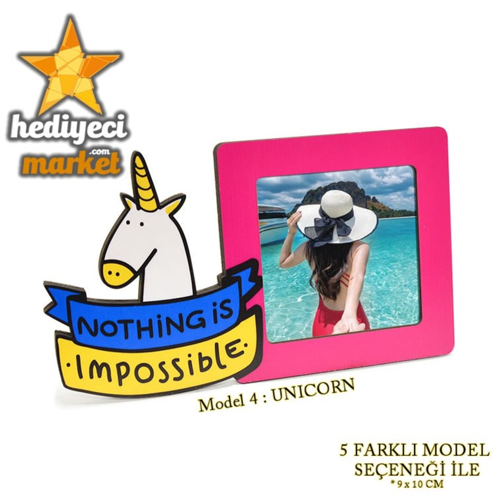 Ahşap Pola Fotoğraf Çerçevesi - 5 Farklı Model Seçeneğiyle || HM-04-00051