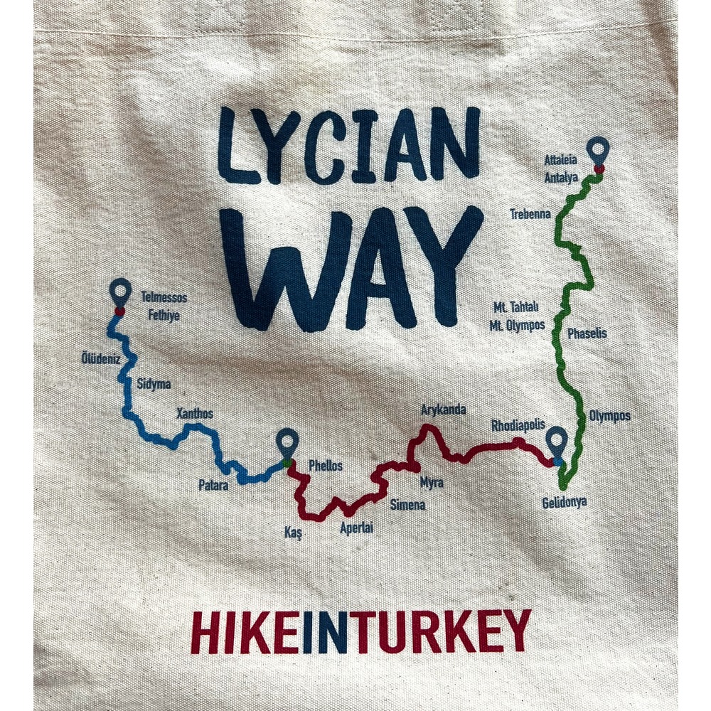 Lycian Way İç Cepli Çift Kulplu Kanvas Çanta / - Unisex - KREM