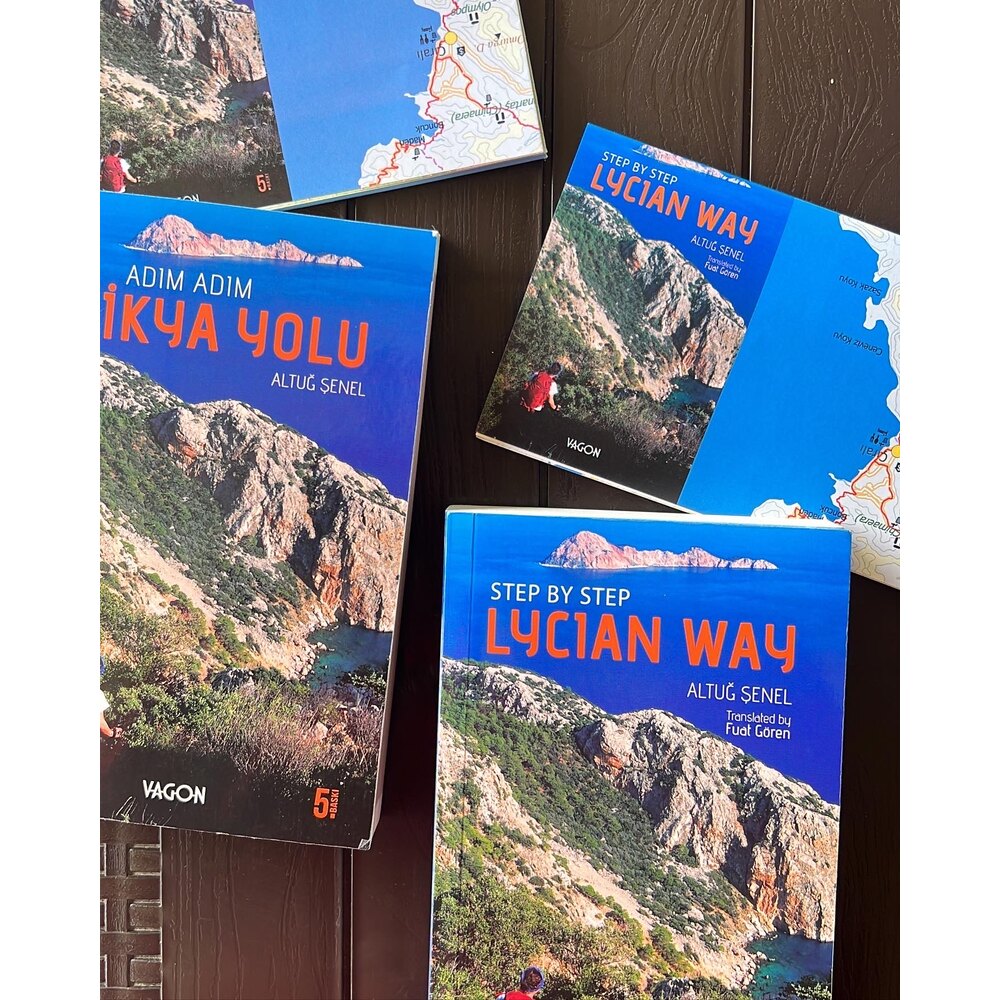 Step by Step Lycian Way Book - Signed by Author - New Press