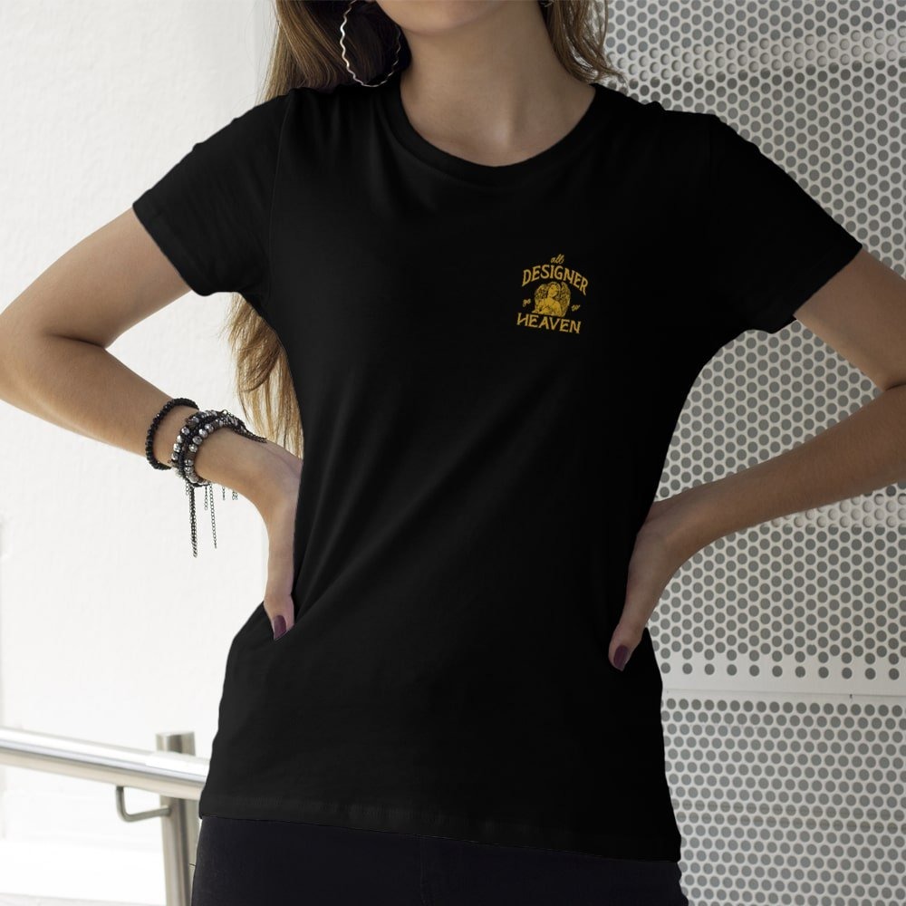 All Designers Go Heaven Siyah Tişört