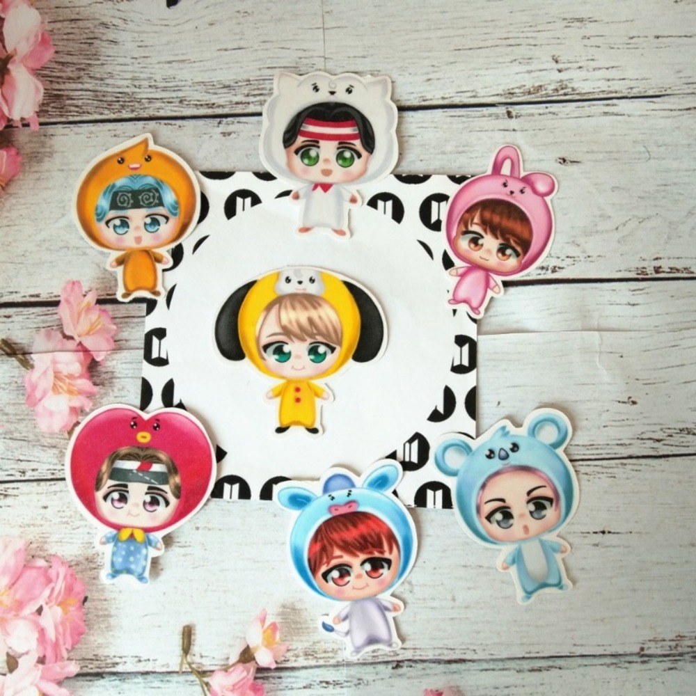 BTS BT21 Sticker Seti 1 -  Kpop Sticker Set