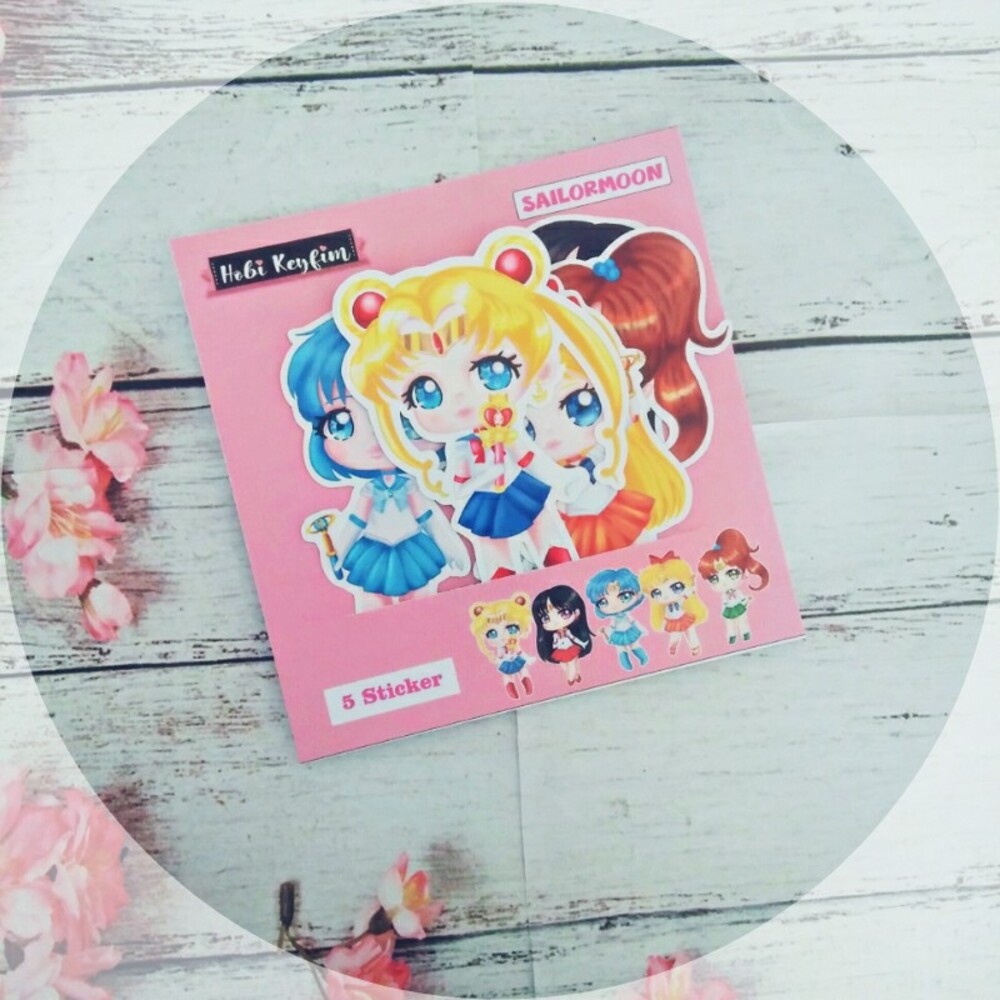 Sailormoon 5li Sticker Set