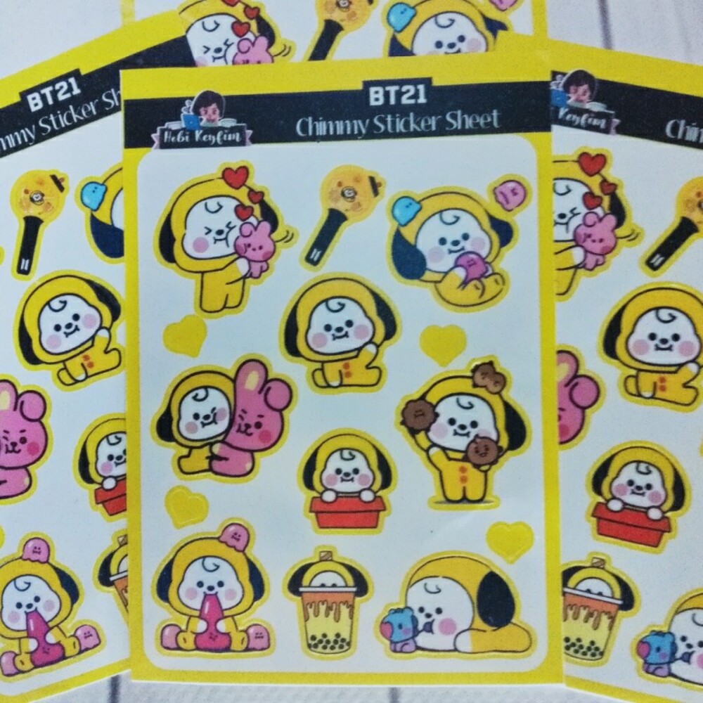 BT21 Chimmy Sticker Sheet 