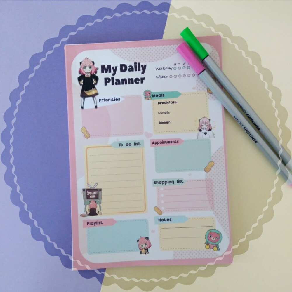 Spy x family anya forger A5 My Daily Planner 