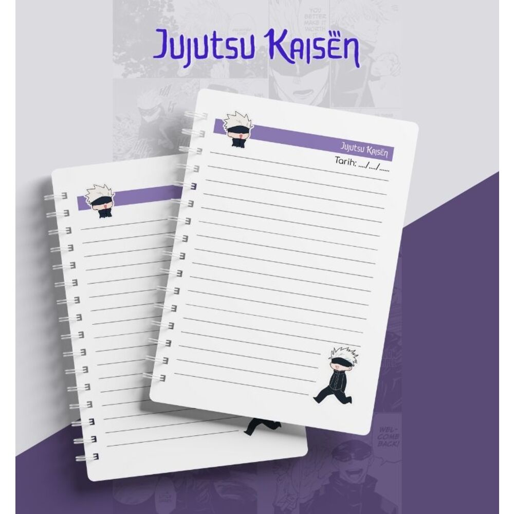 Jujutsu Kaisen Özel Tasarım Defter